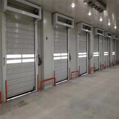 100W แอลลูมิเนียมสับสนูญ ความเร็วสูง Rolling ขึ้น รวดเร็ว Roller Shutter ประตูความปลอดภัย Spiral