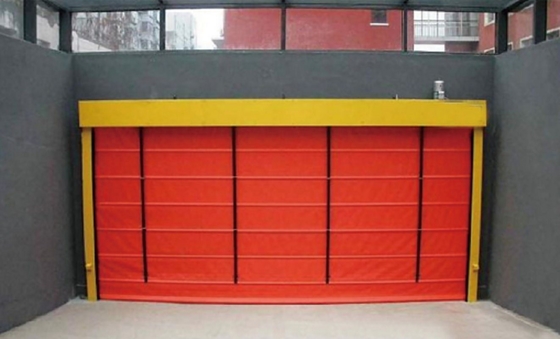 TM-D04 อลูมิเนียมสับสนธิ รวดเร็ว Roll Up รวดเร็ว Roller Shutter Spiral ประตูห้องเก็บรักษาความปลอดภัย