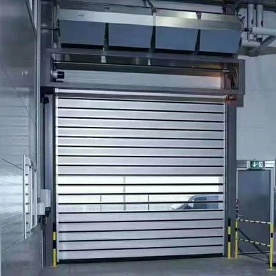 ทนทานอลูมิเนียมสกัด Roll Up รวดเร็วการกระทํา Roller Shutter สายกลม การรักษาความปลอดภัย ประตูโรงรถ